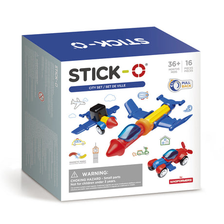 Set Stick-o City, 16 pezzi.