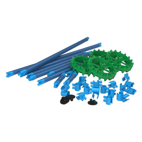 Spaghetteez noodle the pup aste da costruzione flessibili, 34 pz.