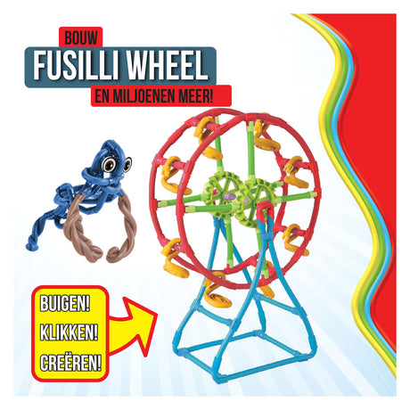 Clics spaghettiez fusilli aste flessibili per ruota panoramica, 46 pz.