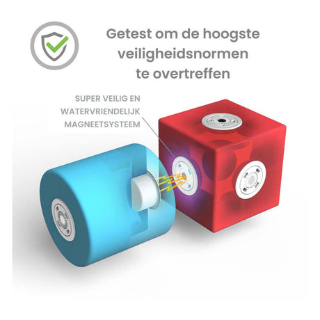 Blocchi di schiuma magnetica Blockaroo, 60 pz.