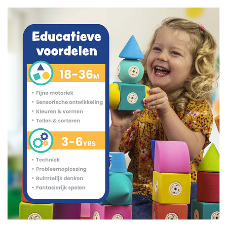 Blocchi di schiuma magnetica Blockaroo, 60 pz.