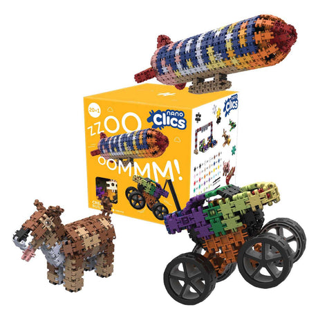 Clics nano - set di costruzioni per costruttori creativi - 1000 pz.