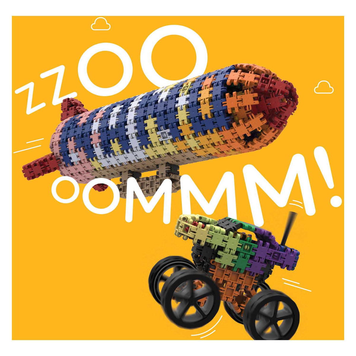 Clics nano - set di costruzioni per costruttori creativi - 1000 pz.