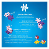 Clics nano – Set k3 builders da 190 pezzi – Mattoncini 5 in 1 – Giocattoli realizzati in plastica riciclata al 100% – Giocattoli 8, 9, 10, 11, 12 anni – Giocattoli da costruzione
