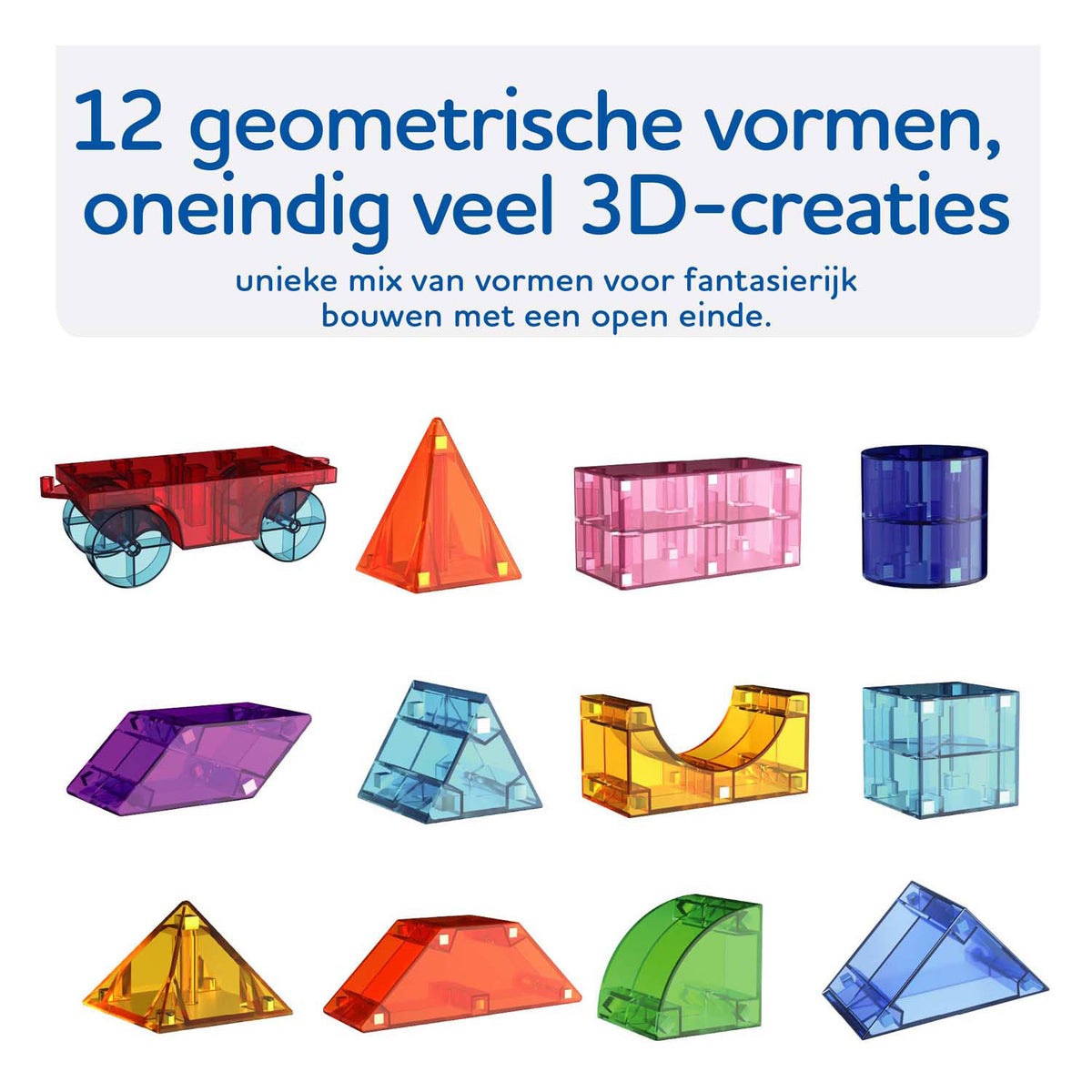 Giocattoli da costruzione magnetici Clics Cubixx - 22 pz.