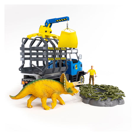 Schleich dinosauro - missione camion dinosauro - giocattoli dinosauri - giocattoli per bambini per ragazzi e ragazze - da 4 a 12 anni 42565