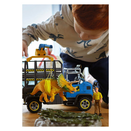 Schleich dinosauro - missione camion dinosauro - giocattoli dinosauri - giocattoli per bambini per ragazzi e ragazze - da 4 a 12 anni 42565