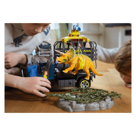 Schleich dinosauro - missione camion dinosauro - giocattoli dinosauri - giocattoli per bambini per ragazzi e ragazze - da 4 a 12 anni 42565
