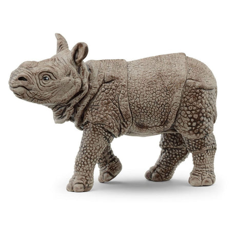 Schleich wild life cucciolo di rinoceronte indiano 14860