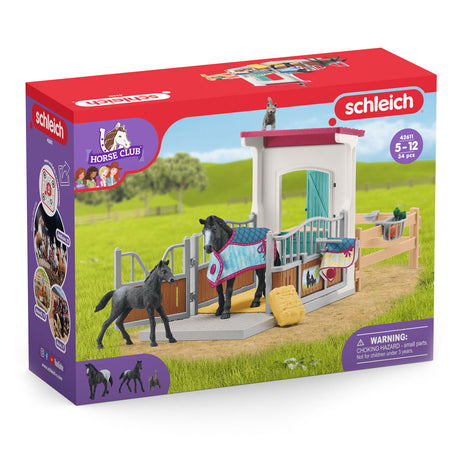 Box per cavalli Schleich Horse Club con cavalla e puledro - 42611