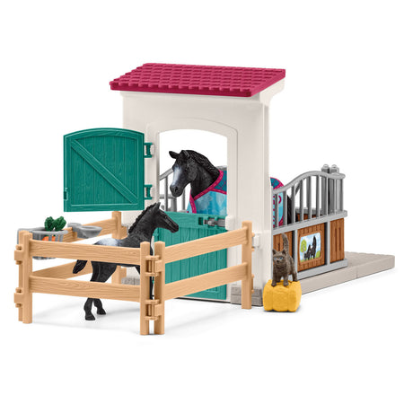 Box per cavalli Schleich Horse Club con cavalla e puledro - 42611