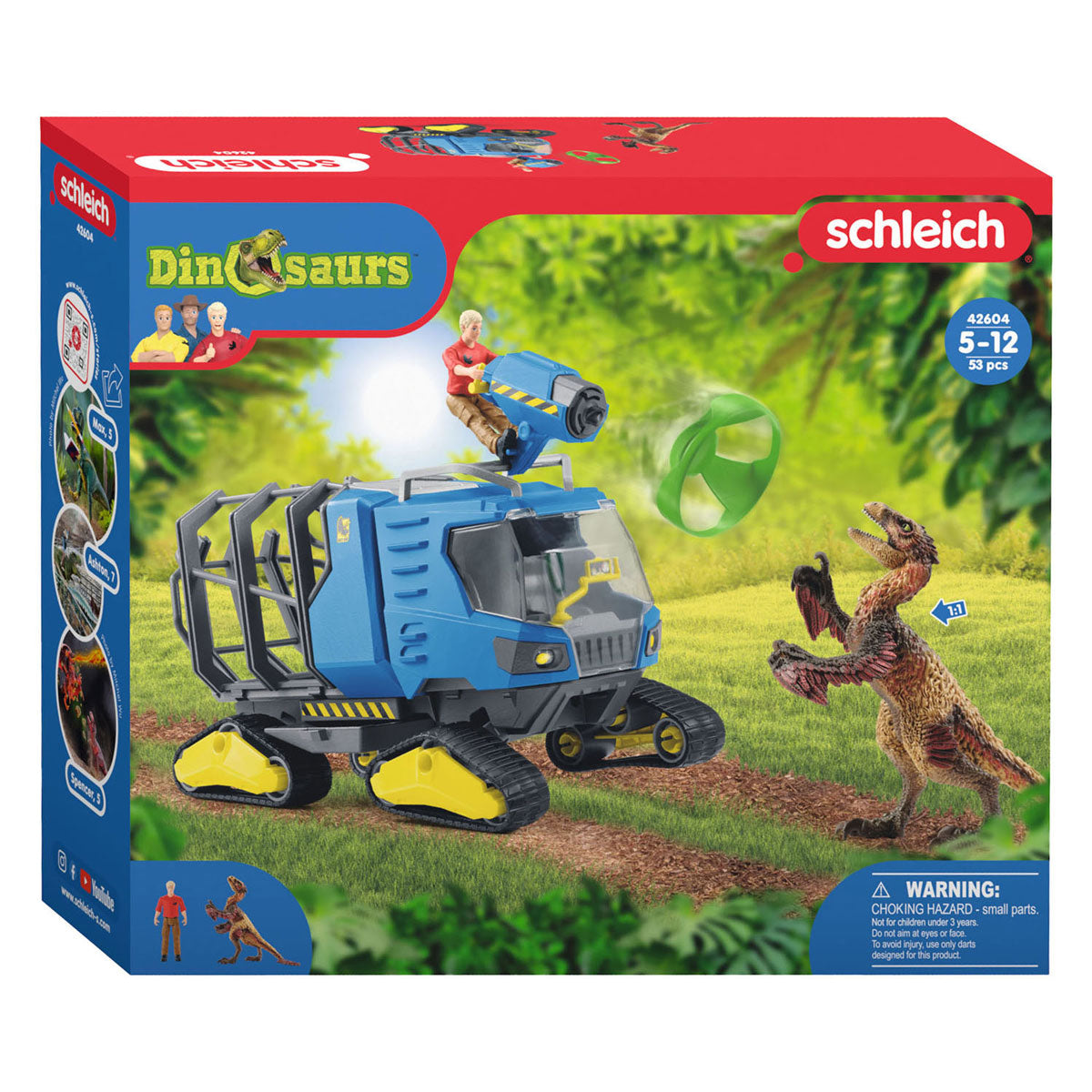 Veicolo fuoristrada Schleich Dinosauri 42604