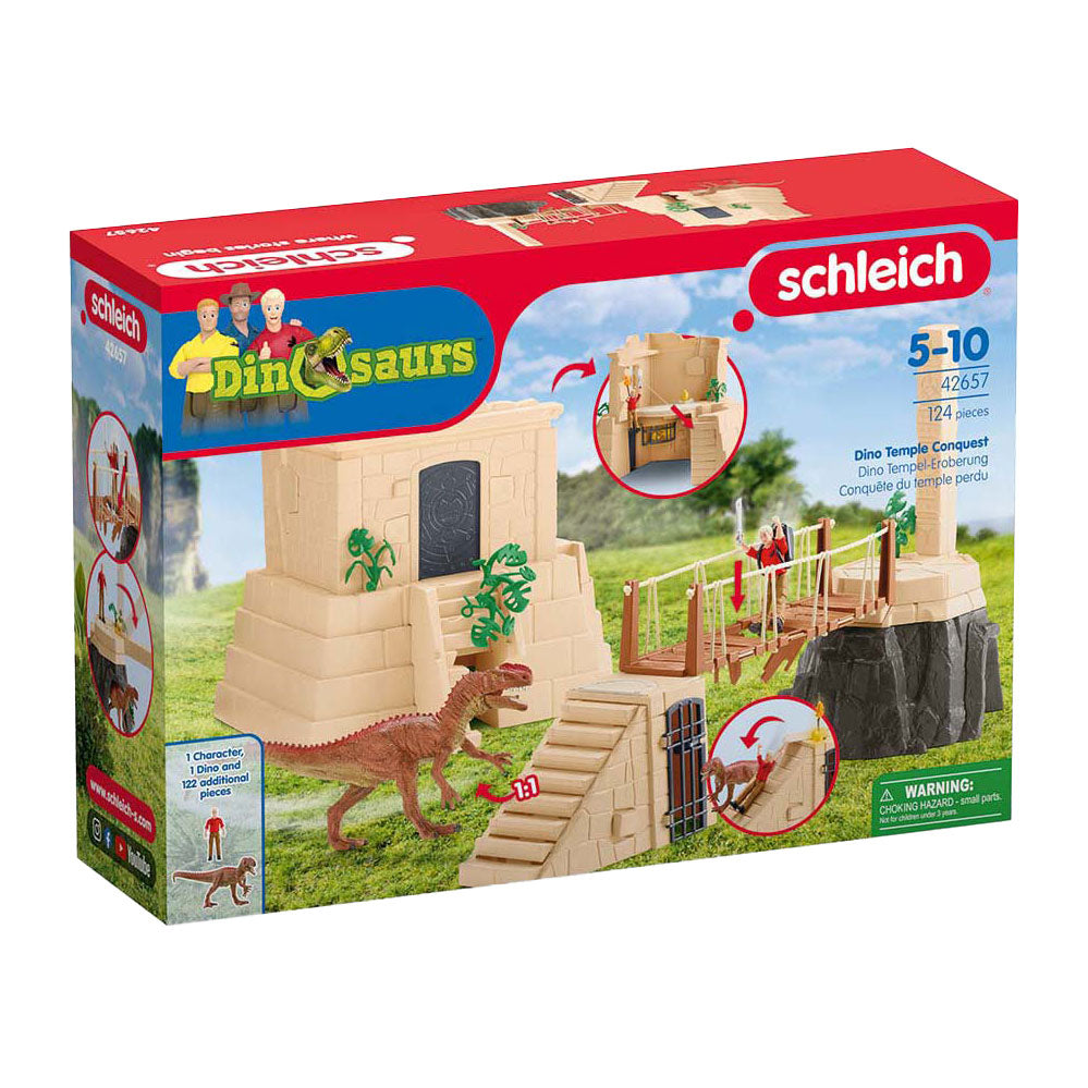 Dinosauri schleich conquista del tempio dei dinosauri 42657