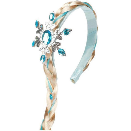 Toi-toys toi giocattoli diadema principessa del ghiaccio con lunga treccia con cristalli di ghiaccio