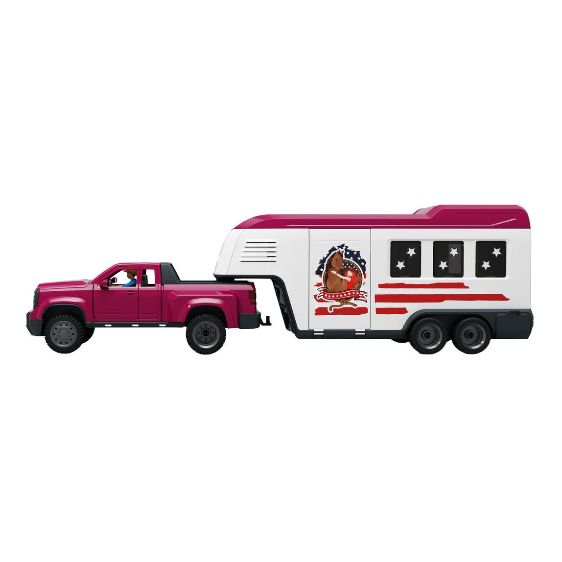 Camion Schleich Horse Club Lakeside con rimorchio 42705