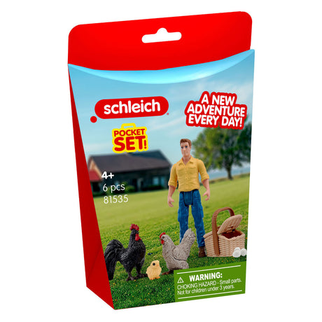 Caccia alle uova del mondo della fattoria Schleich 81535