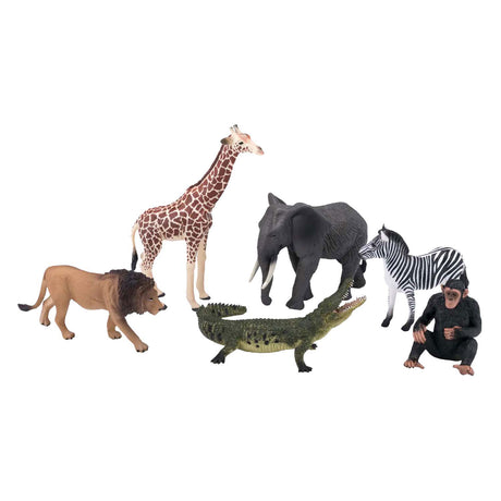 Set da gioco safari con animali selvatici Mojo Wildlife, 6 pezzi. -380026