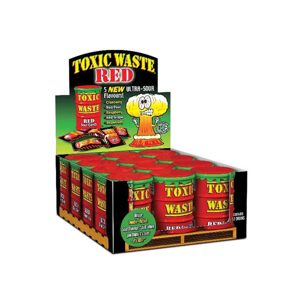 Fusto rosso per rifiuti tossici (12x 42gr)