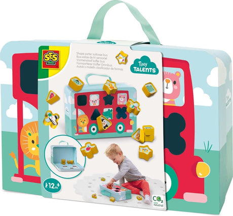 Ses tiny talents: bus valigia selezionatrice di forme con 12 forme