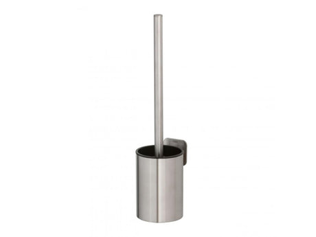 Set scopino per WC Tiger Colar da parete in acciaio inox spazzolato 88x381x108mm