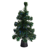 Fibra di albero di Natale LED, 45 cm