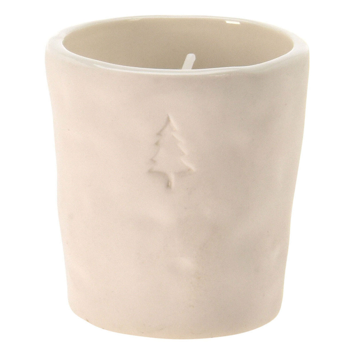 Portacandele Koopman Natale bianco, 12 pz.