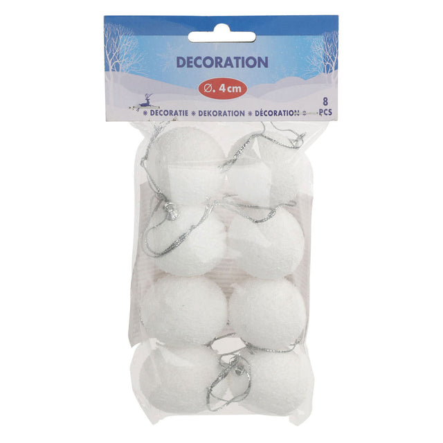 Palle di neve decorative, 8 pz.