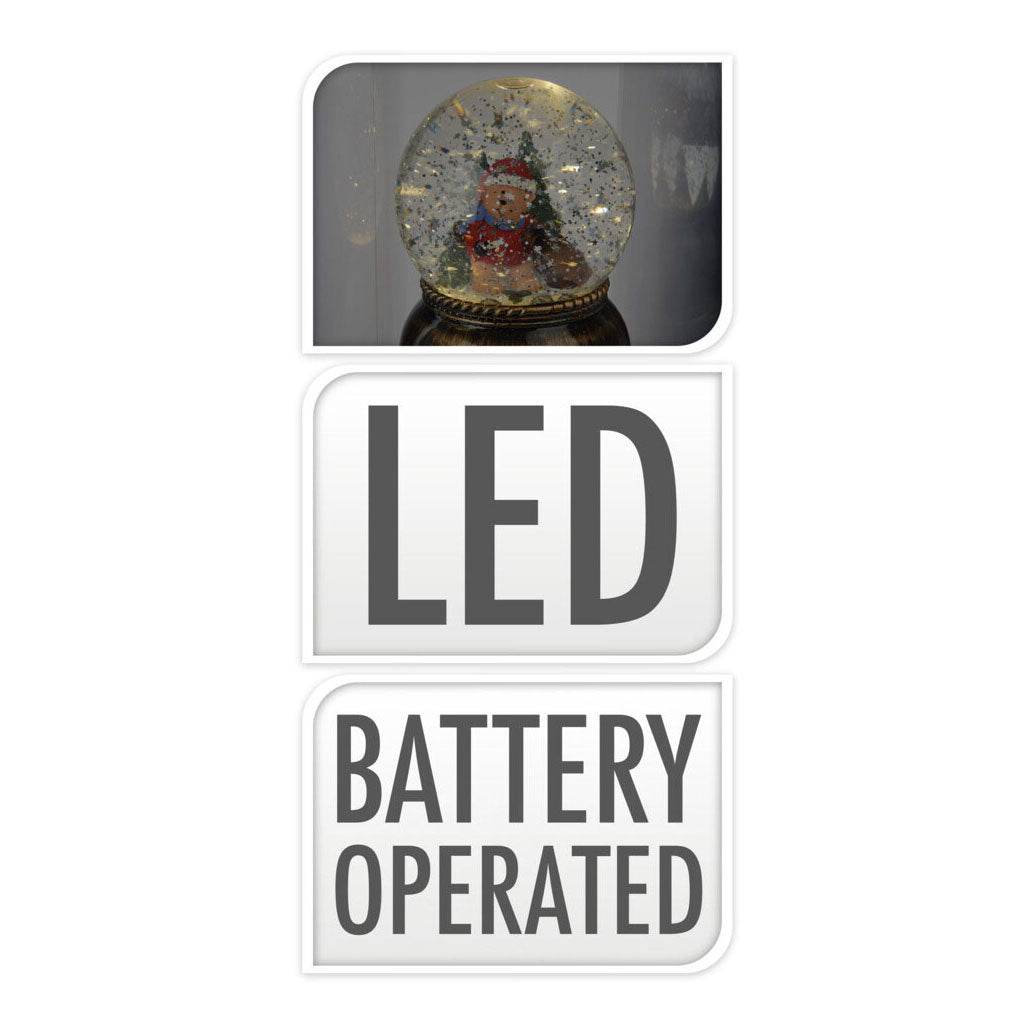 Palla tremante di Natale con LED XL