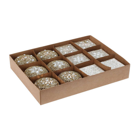 Scatola 7x4 cm oro, set da 12