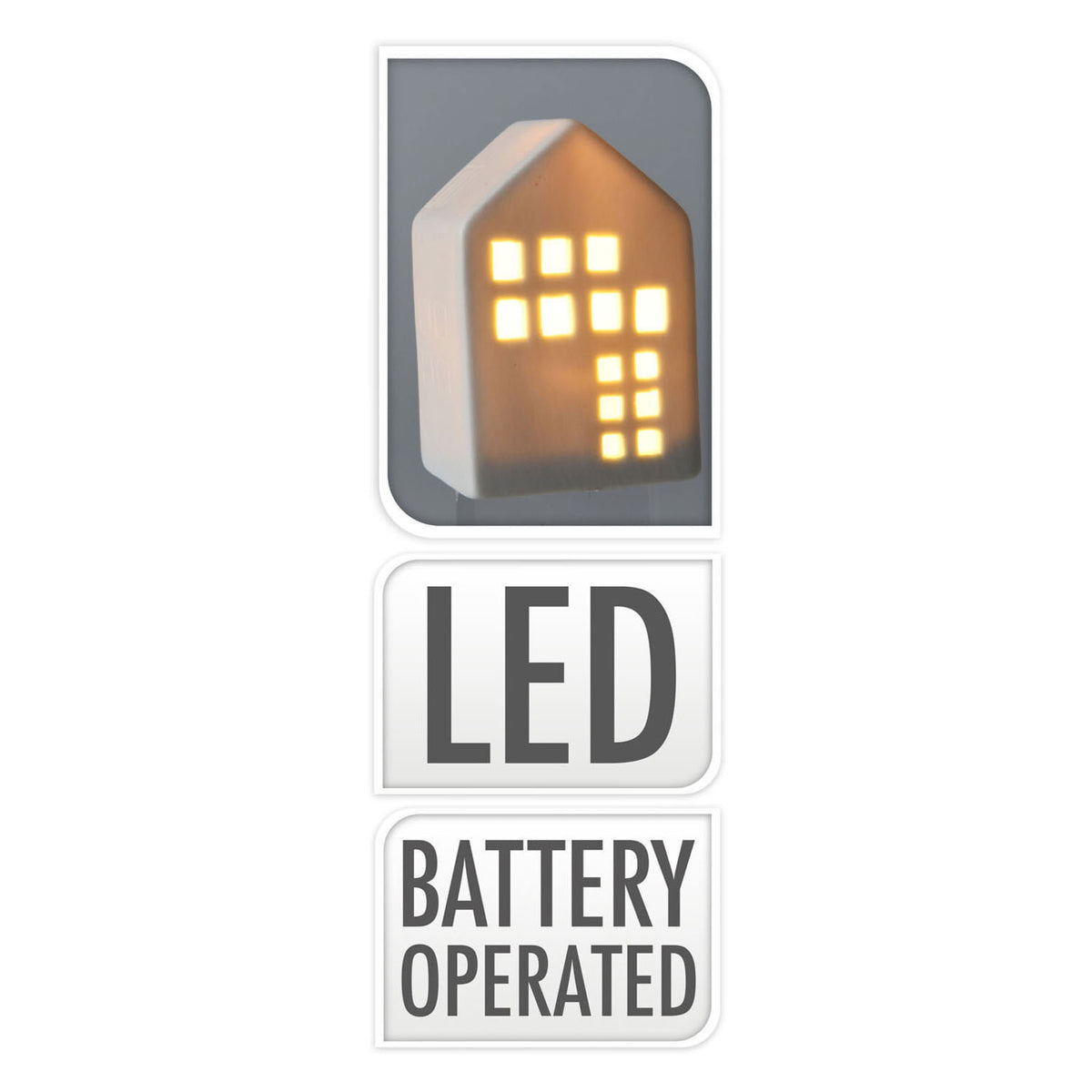 Colora la tua casa di Natale con i LED, set da 12
