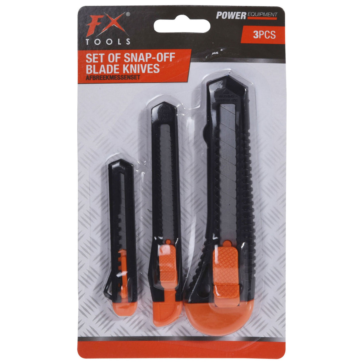 coltello a spezzare, set da 3