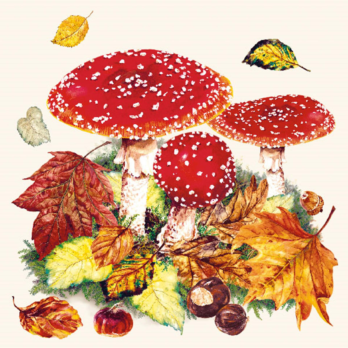 Tovaglioli Ambiente agarico di mosca 33 cm