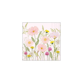 Tovaglioli Ambiente 33 cm fiori pastello rosa