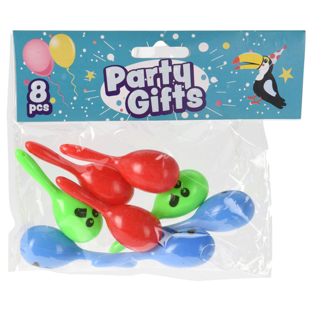 Maracas regalo, 8 pz.