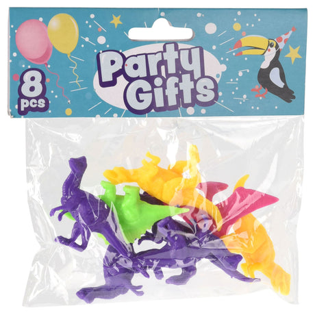 Regalini colorati, dinosauri, 8 pz.