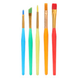 Set di spazzole piatte, 5 pz.