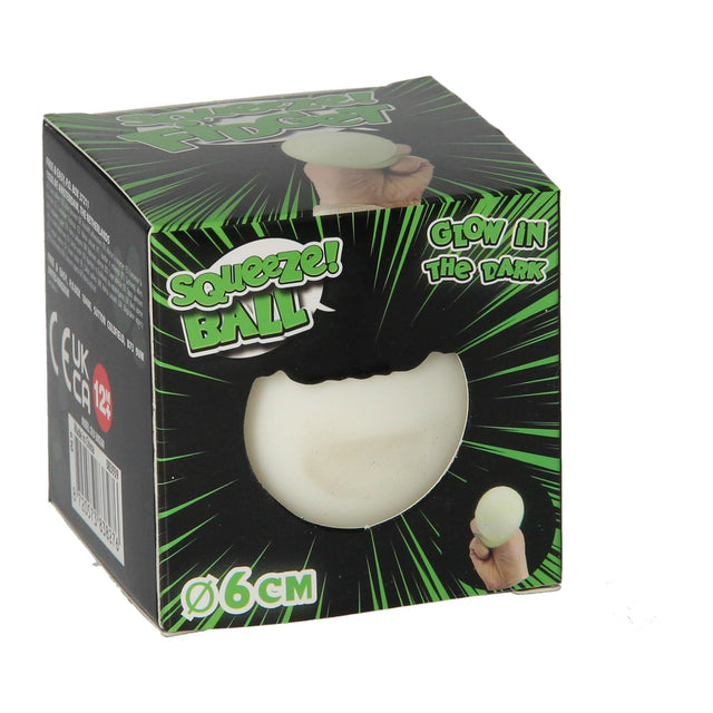 Pallina da spremere che si illumina al buio, 6 cm