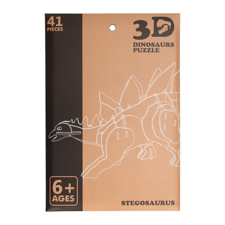 Dinosauro puzzle 3D in legno del commerciante