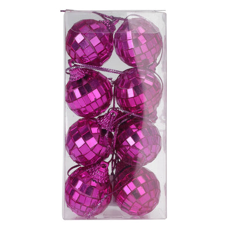 Ngk specchio sfera da discoteca colore, 8 pz.