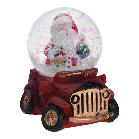 Figura natalizia Waterball in macchina, 6,5 cm