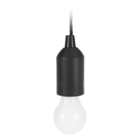 Lampada da traino nera in scatola colorata