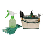 Set attrezzi da giardino in borsa, 8 pezzi.