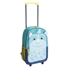 Trolley per bambini Dino blu