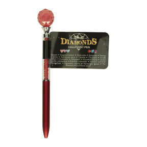 Penna a sfera con diamanti