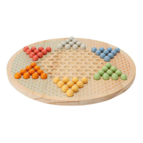 Gioco da tavolo in legno Koopman Halma in sacchetto di cotone