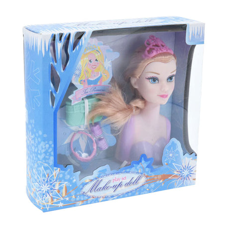 Bambola truccatrice con accessori, 15 cm