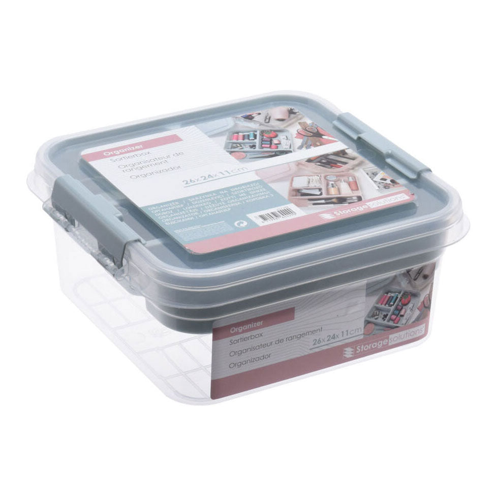 Organizer in plastica, 26x24 cm