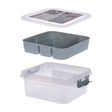 Organizer in plastica, 26x24 cm