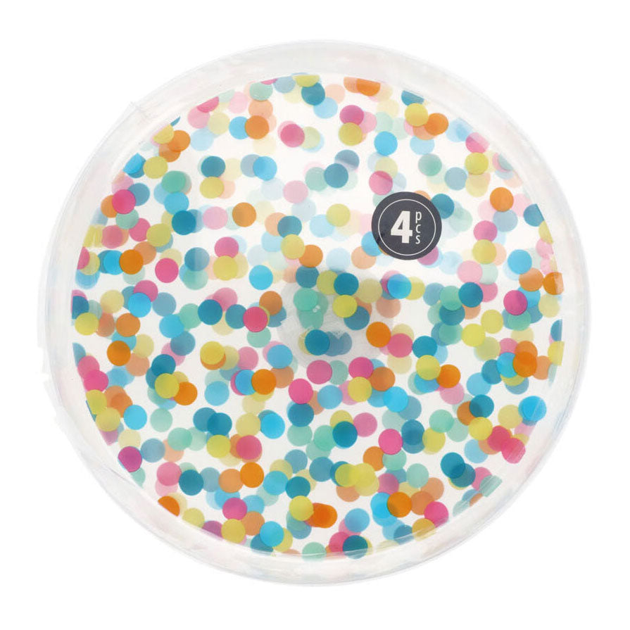 Piatti casalinghi eccellenti con pois 22,5 cm, 4 pz.