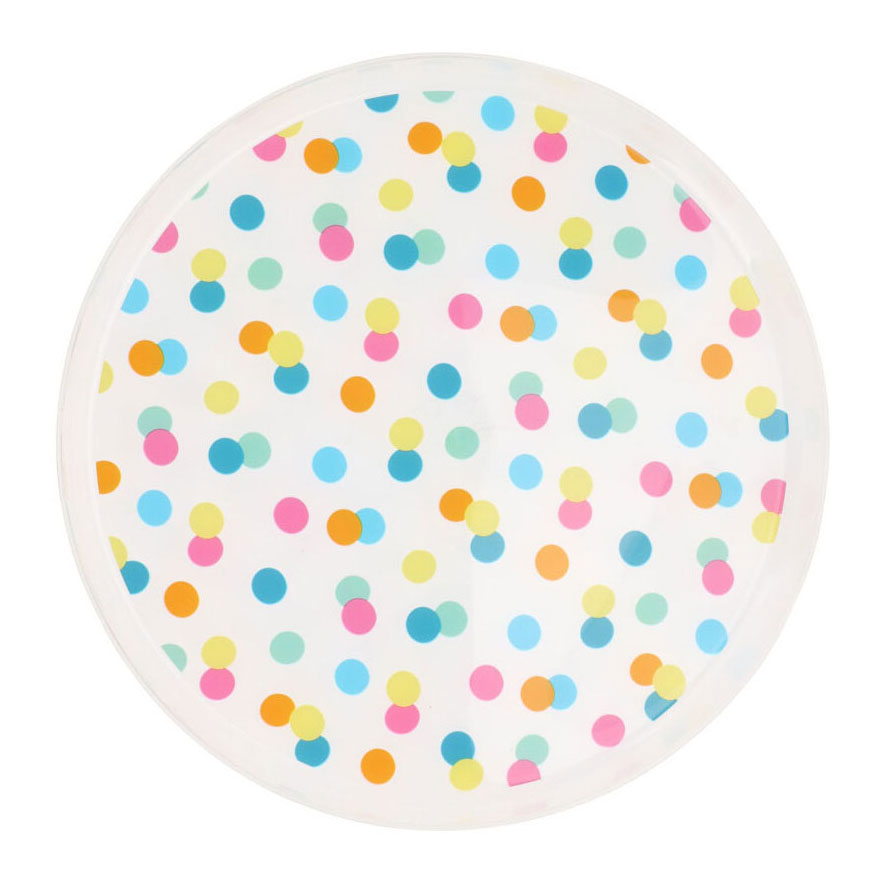 Piatti casalinghi eccellenti con pois 22,5 cm, 4 pz.
